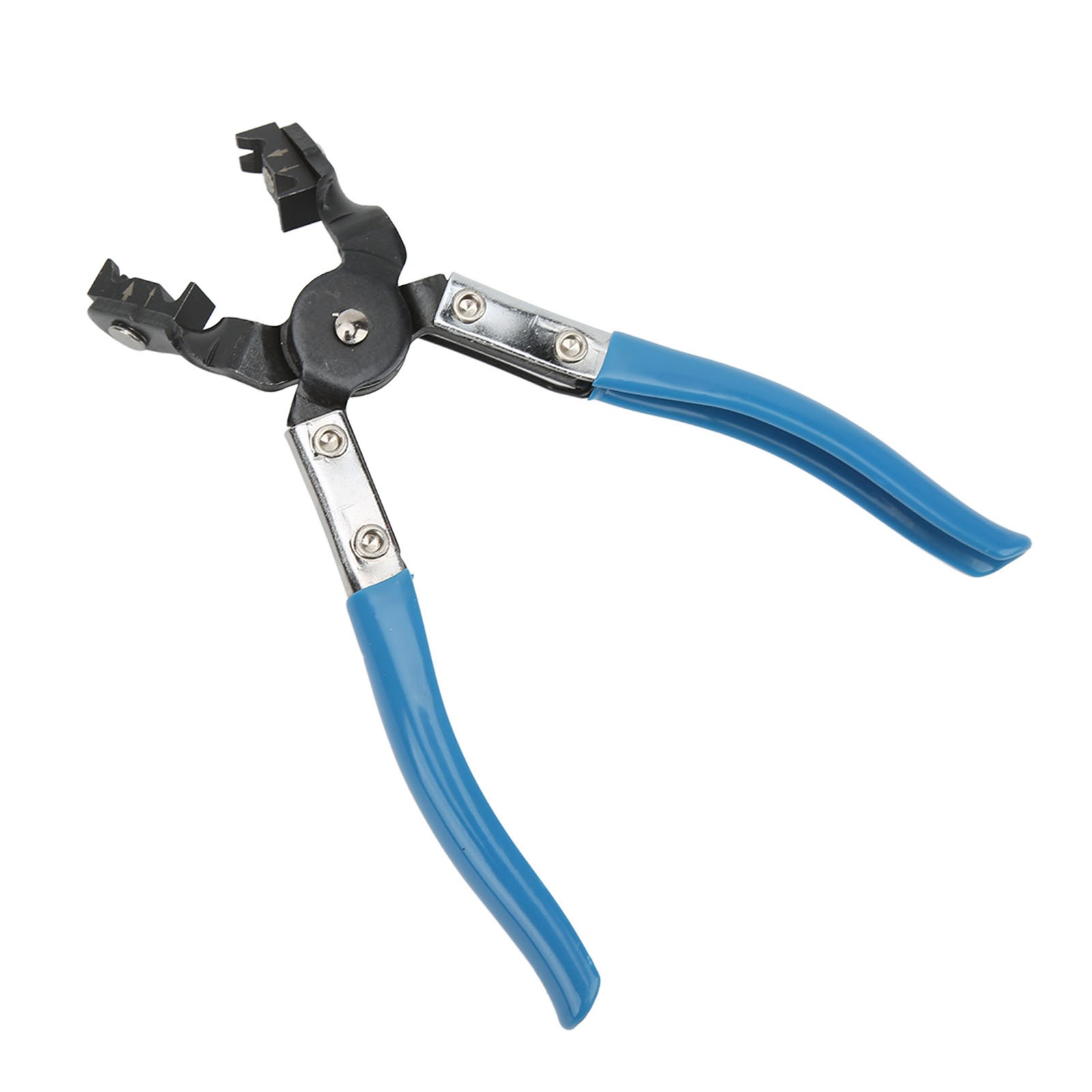 Hose Clamp Pliers Angled Type Swivel Jaws Spring Loaded Handles Universal Fo BT0