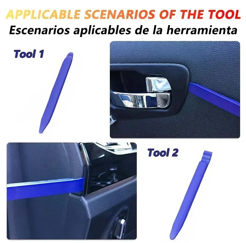 5pcs Car Trim Removal Tool Kit Door Clip Panel Pry Tools Set – Conversion Repair