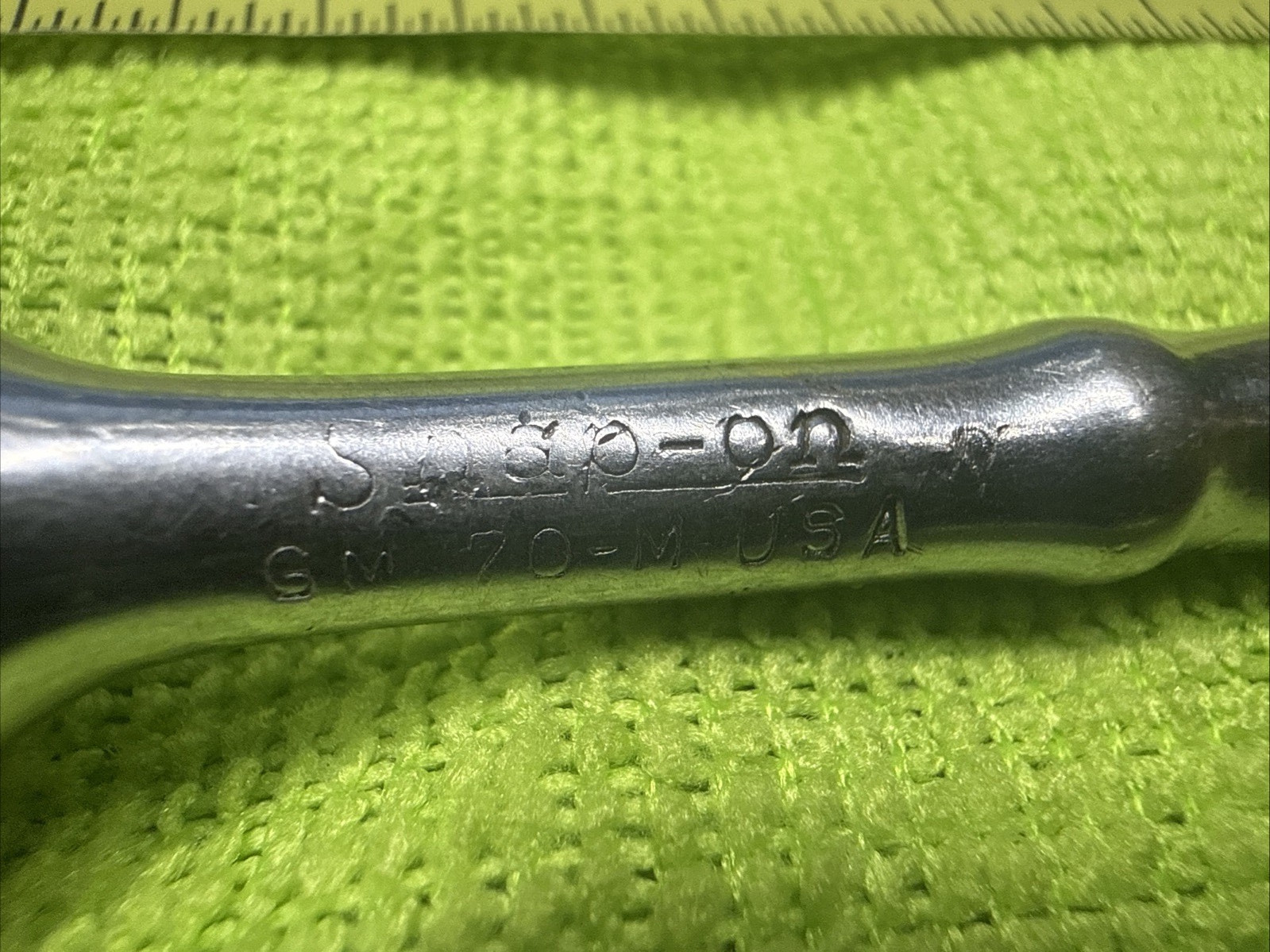 Snap-on Tools USA GM-70-M 1/4″ Drive Midget Ratchet Oil Port vintage good workin