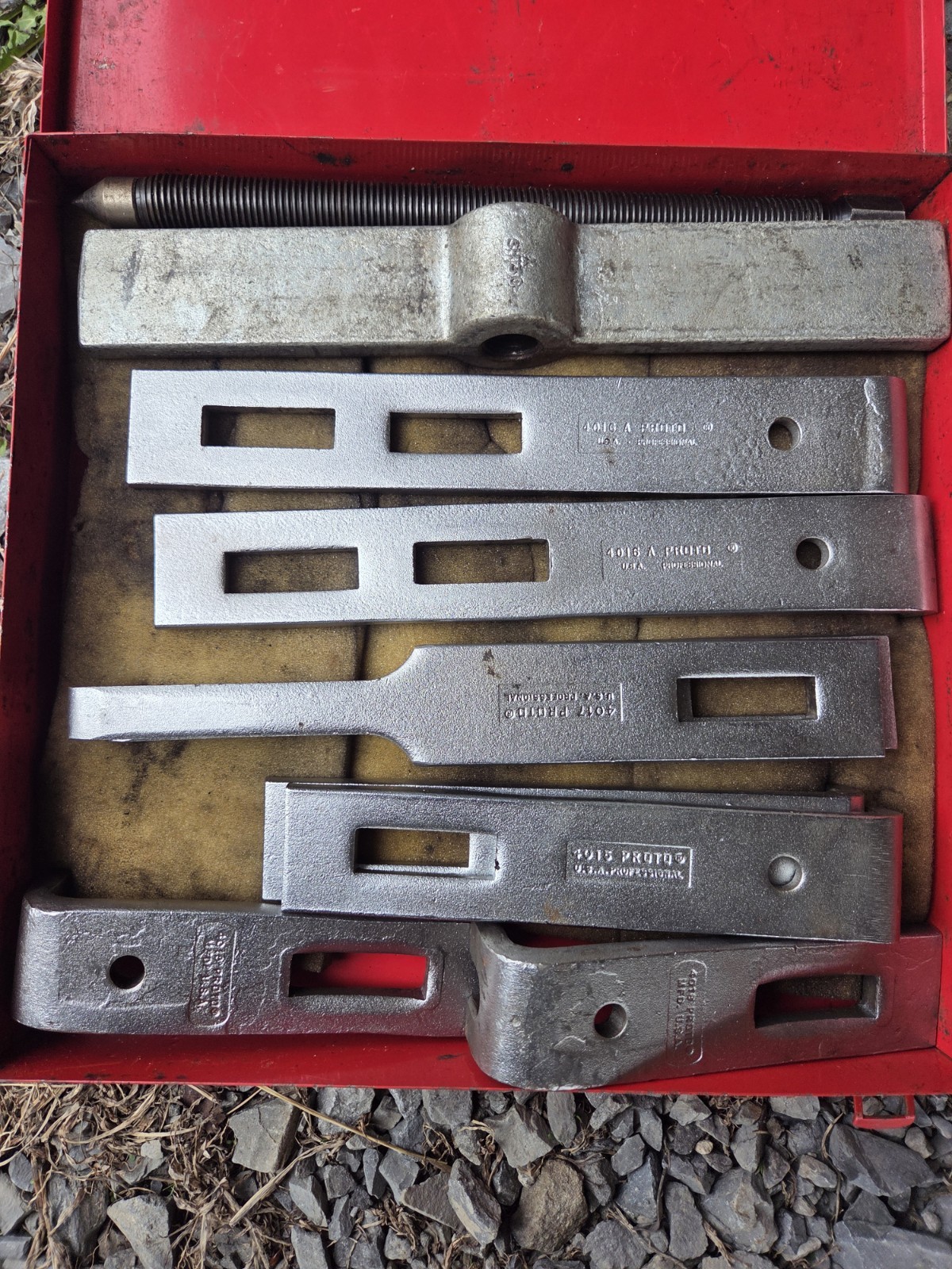 PROTO USA NO.4019 HEAVY DUTY PULLER SET 4011 BAR 4 SETS ARMS 4015 4016 4017