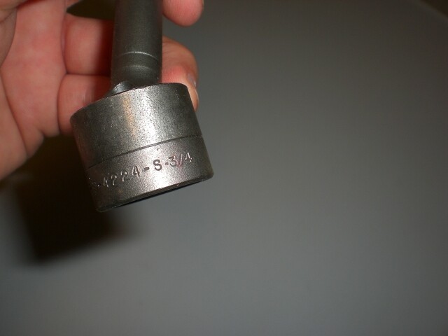 Vintage Dayton Apex RE-4224-S 3/4″ Extension Swivel Short Socket 1/2″ Drive 6 Pt