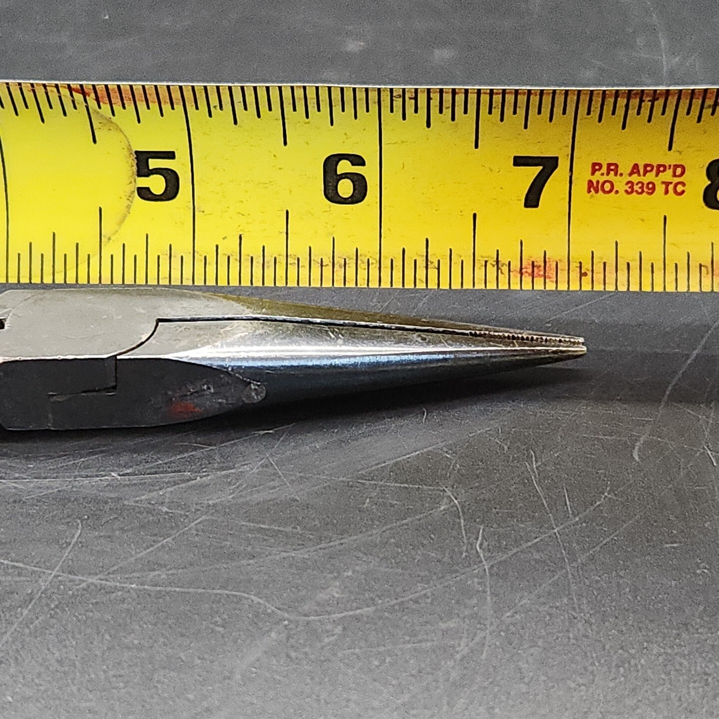SNAP ON NEEDLE NOSE PLIERS #96CP Made in USA 7.25″