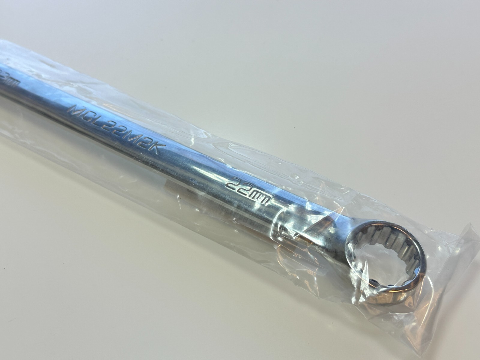 NEW Matco Tools MCL22M2K Metric 22mm LONG Combination Wrench w/ Anvil Spline Box