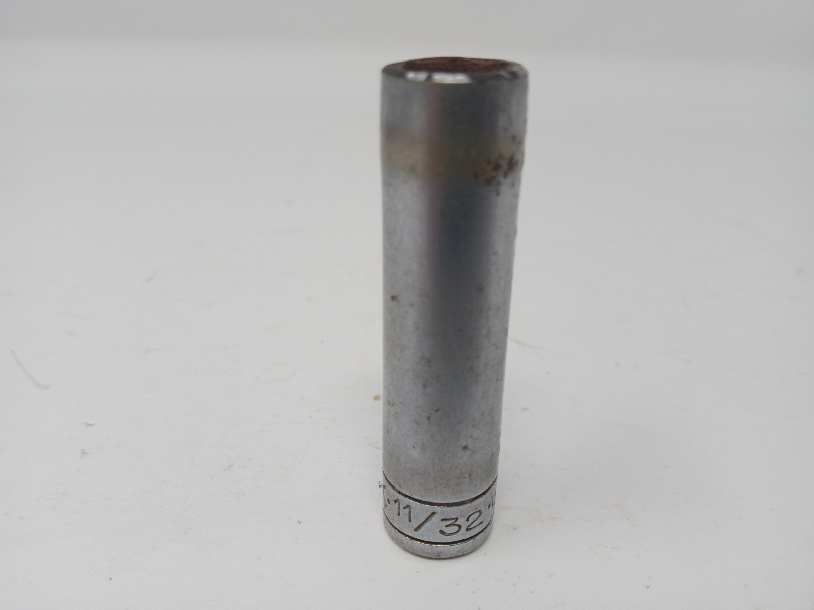 S-K 11/32 inch Socket 1/4 inch Drive 6 Point 41911 USA