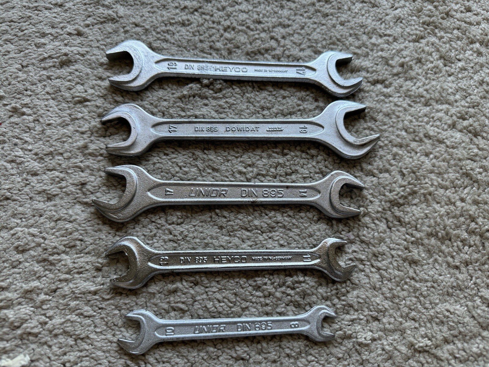 80s Mercedes Benz West German Tool Kit W123 Eclas Wrench 17 13 10 19 Unior Heyco