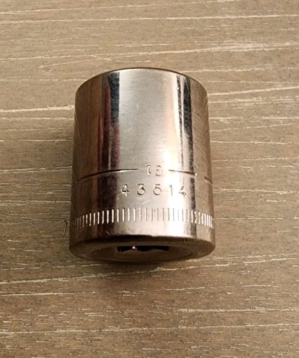 Craftsman USA 13mm Socket 6 Point 1/4″ Drive Inverted G1 43514