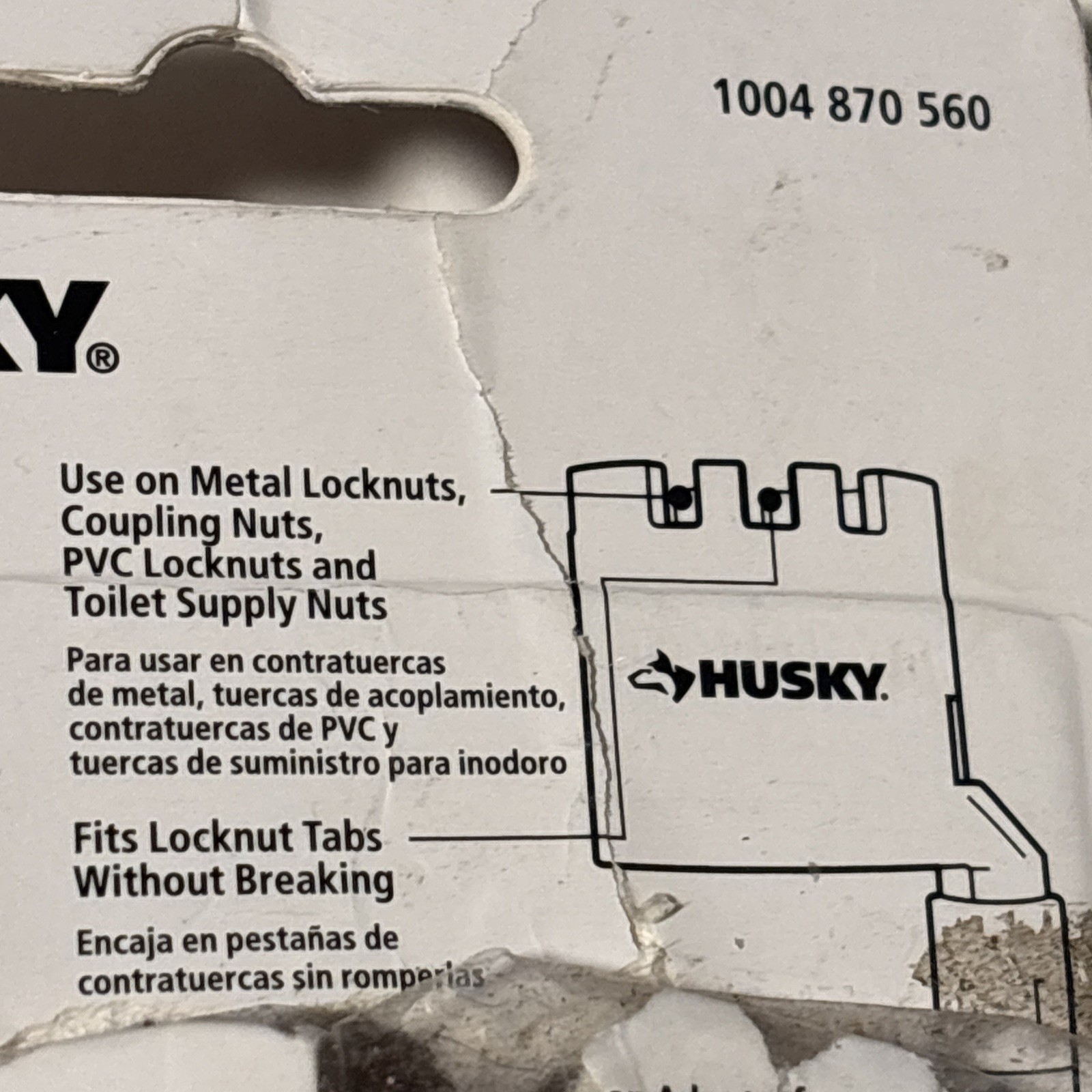 Husky 2 in. Universal Faucet Nut Wrench