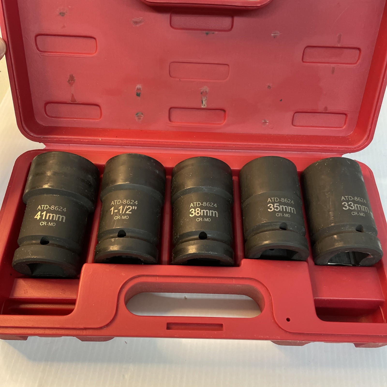 ATD-8624 Impact Socket Set 1 Inch Drive W/case – Pre Owned