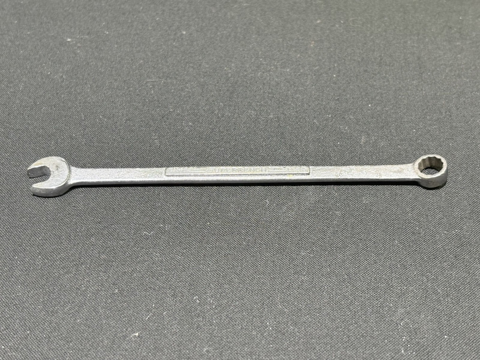 JH Williams 1/4 12Pt Superrench Combination Wrench 1158 Made in USA Marked