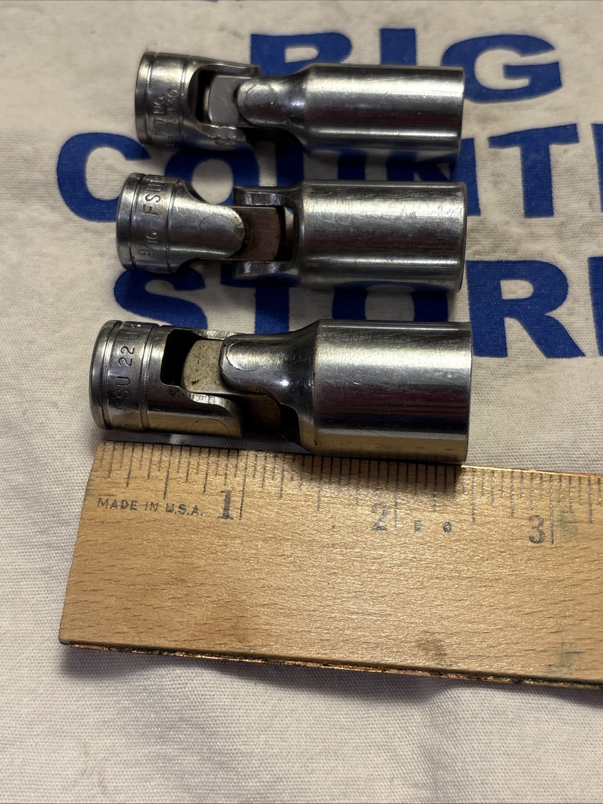 Snap-on Tools USA 3/8″ Dr 3pc Deep Swivel Sockets 1/2″ 9/16″ 11/16″ FSU16,18,22