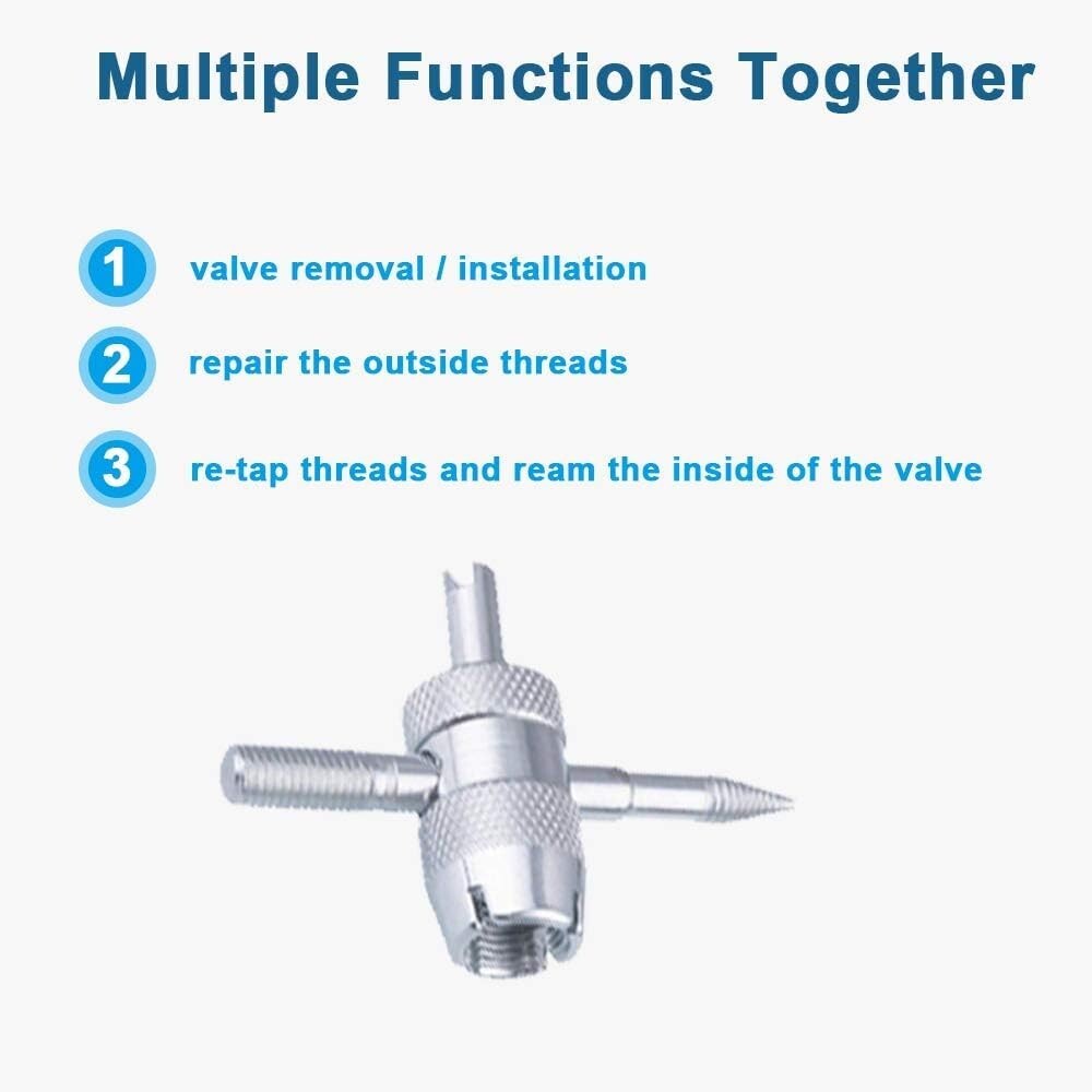 Complete Valve Stem Installer Tool Kit – Durable Rubber for Passenger Cars