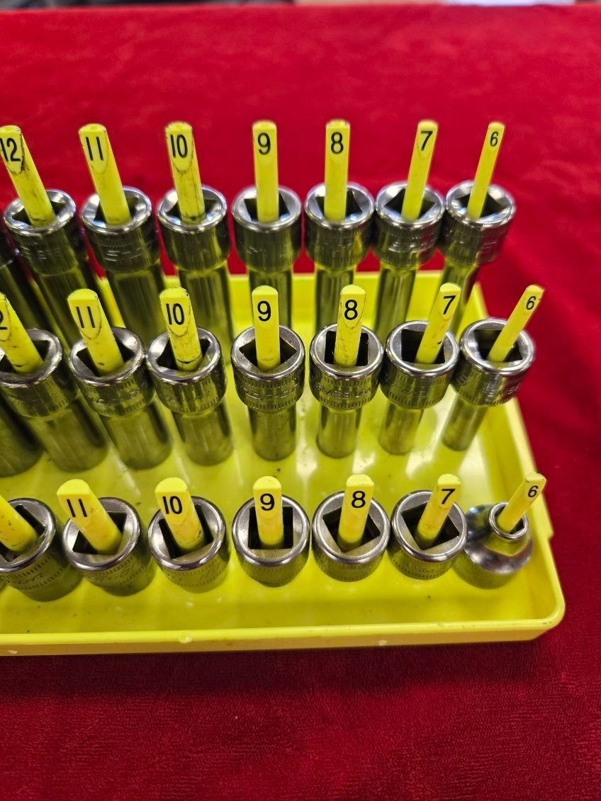 SNAP-ON 245SFMSFR 45 PIECE 3/8″ DRIVE 6-PT METRIC SOCKET COMPLETE MASTER SET