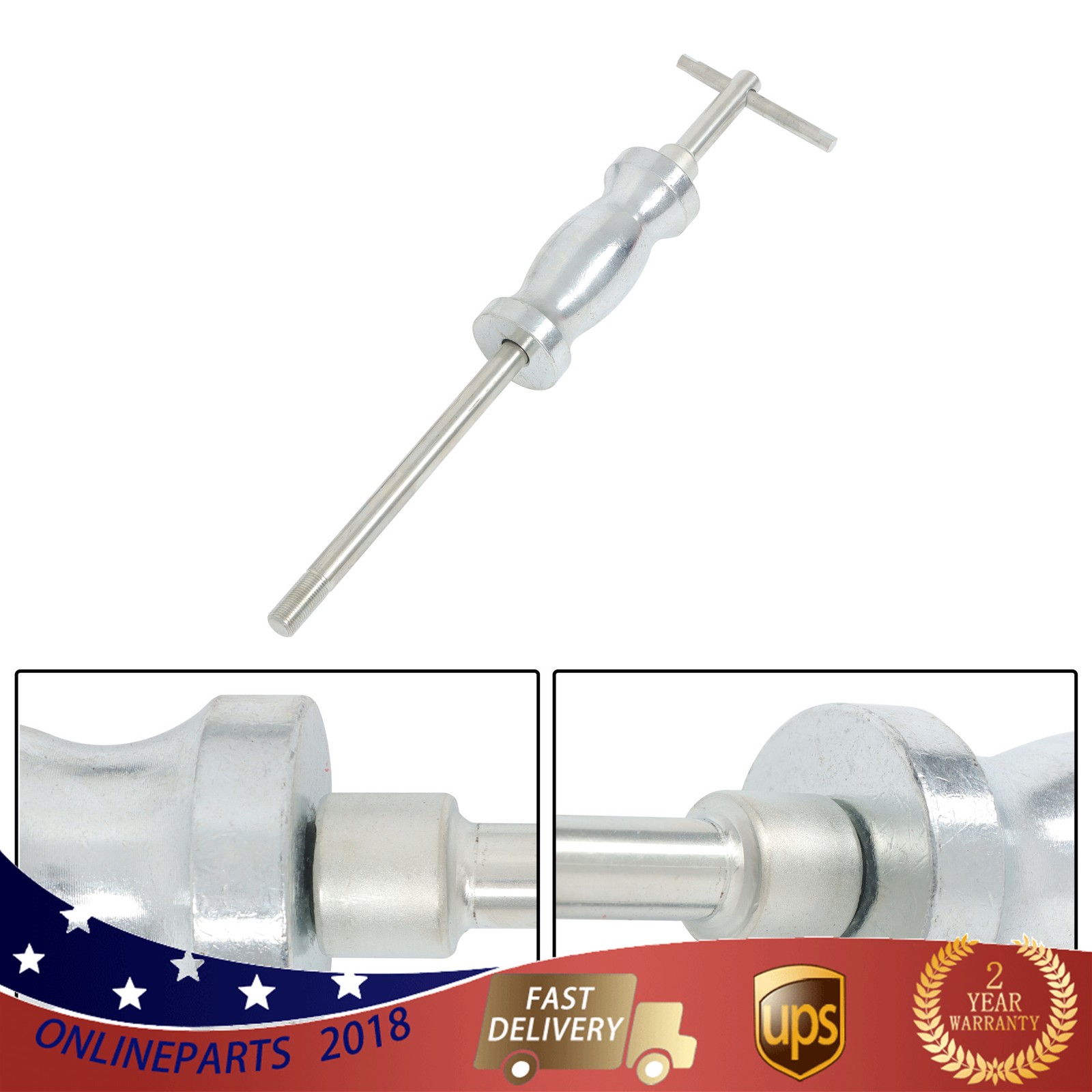 Auto Diesel Engine Injector Remover Slide Hammer 40Pcs Puller Extractor Tool Set