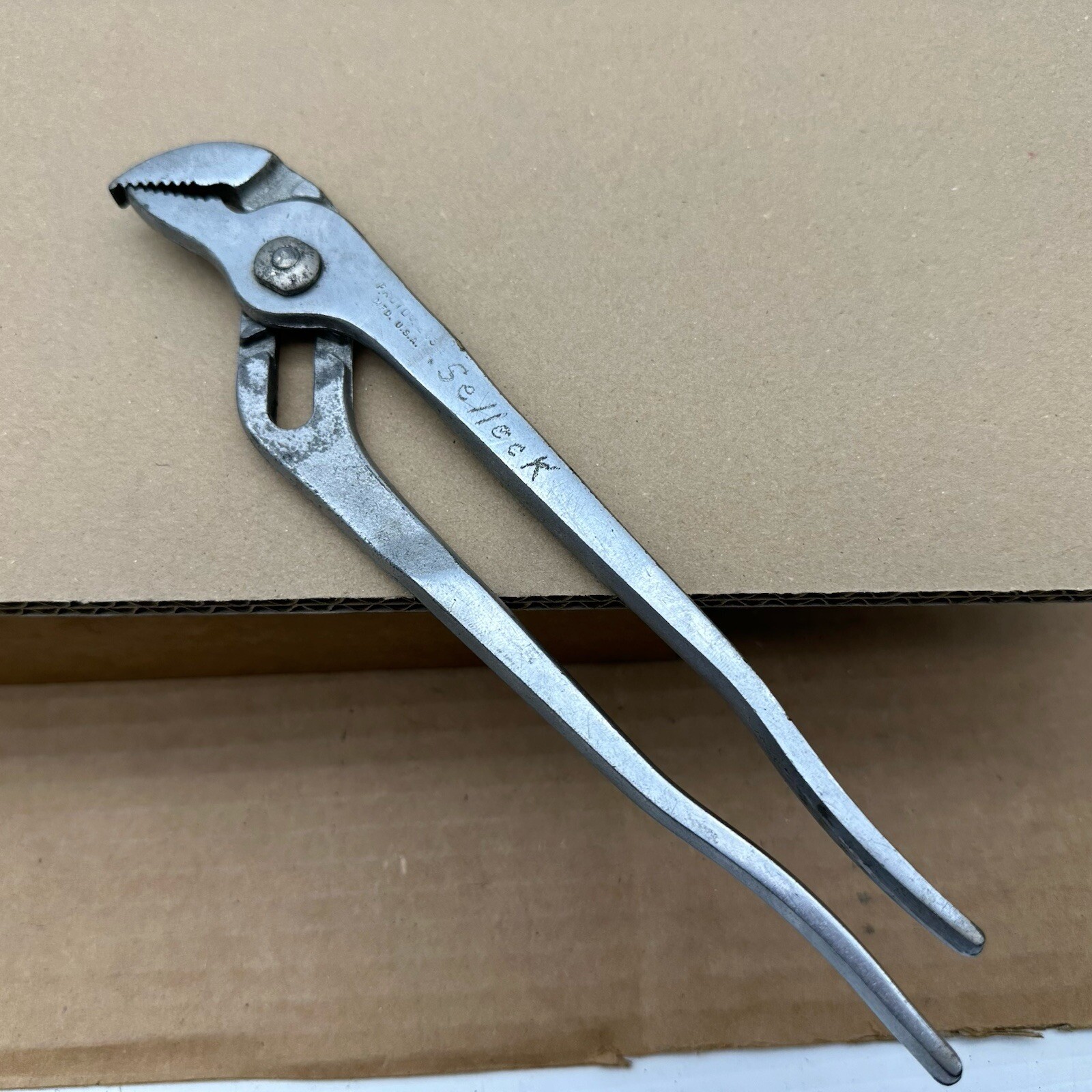Vintage Proto Tools 243 Made In USA 10″ Tongue & Groove Slip Joint Pliers