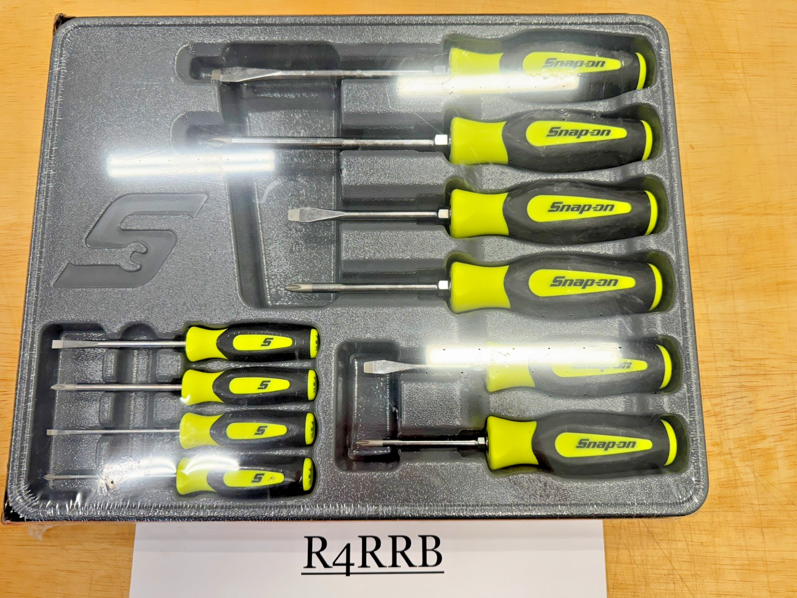 Snap-on Tools USA NEW 10pc HIVIZ Soft Grip Phillips & Flat Head Screwdriver Sets