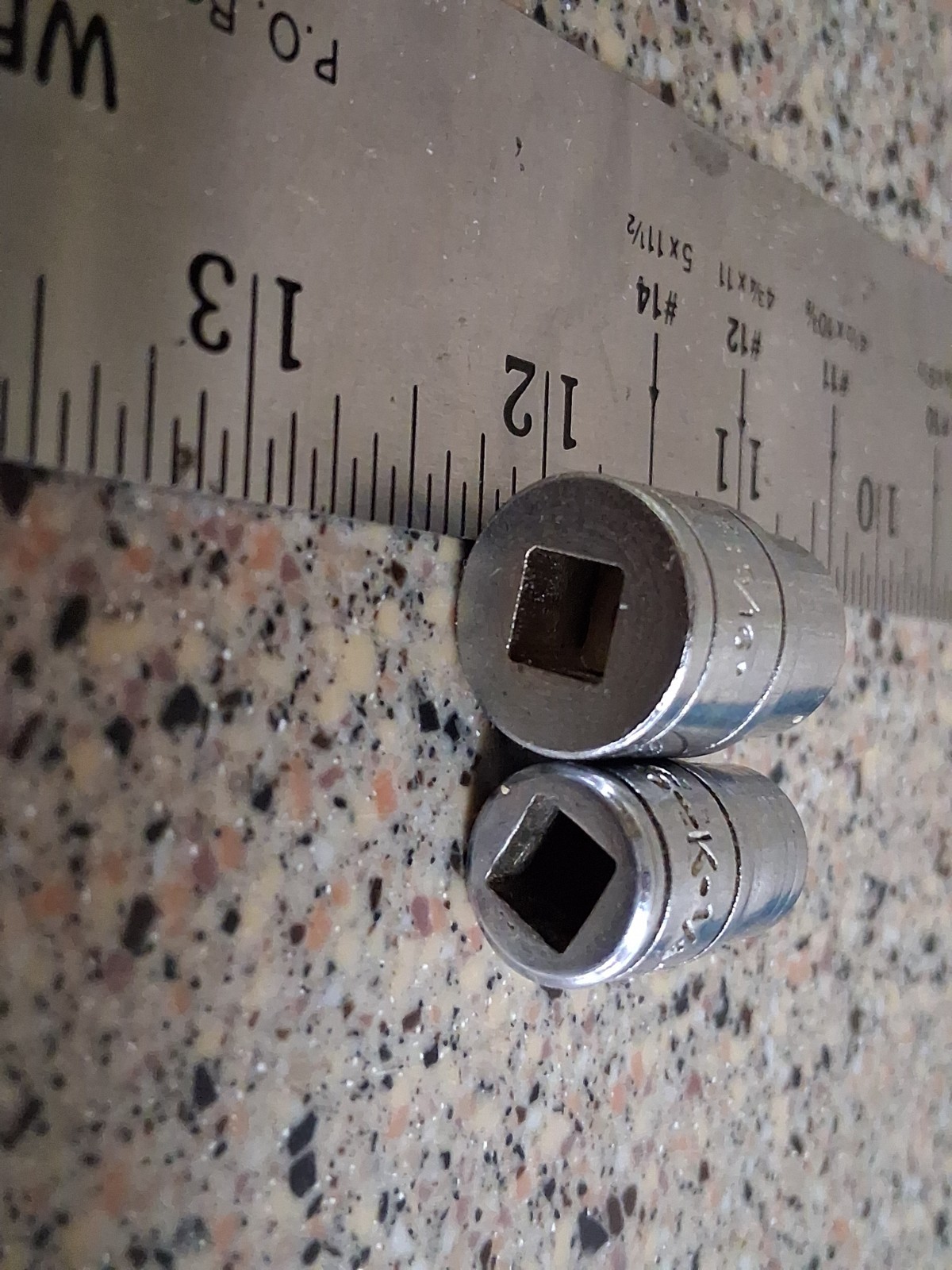 S K Wayne 1/4″ Dr Socket Set SAE, Metric In S K Box Ratchet, Extensions, Spinner