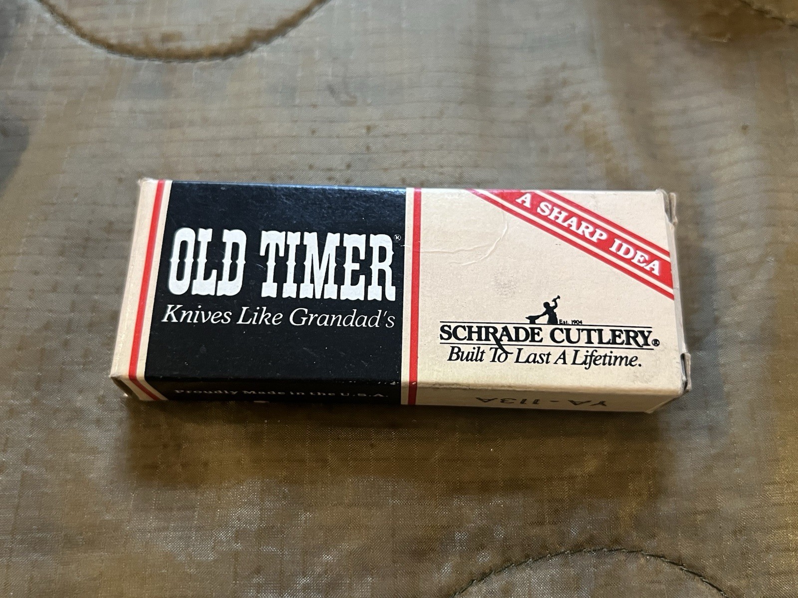 Vintage Snap-on HS50 Hand saw Set – old logo Orange – Schrade Old Timer 340 T