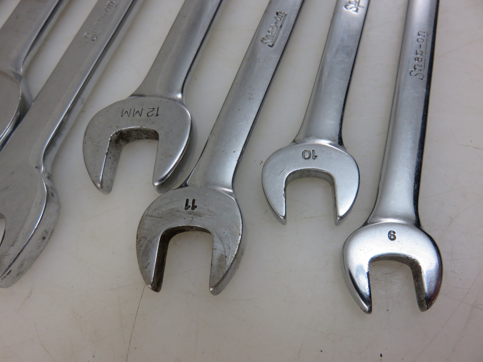 Snap-On OEXM SHORT Metric Combination Wrench 9mm-18mm 7pc Set Made In USA