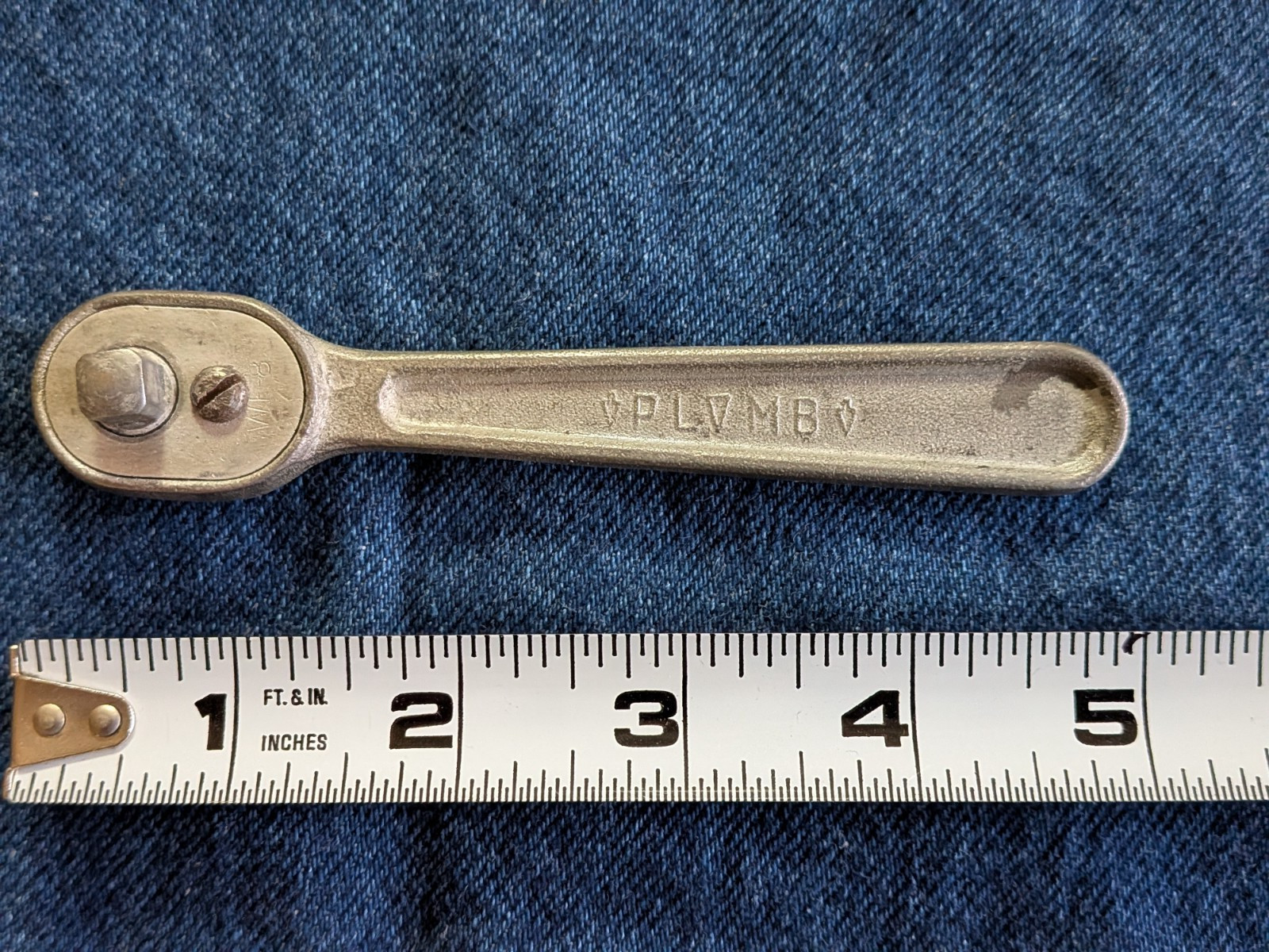 Vintage PLUMB PLOMB PLVMB 9/32” Drive Ratchet Model WF-8 USA Made NOT 1/4″