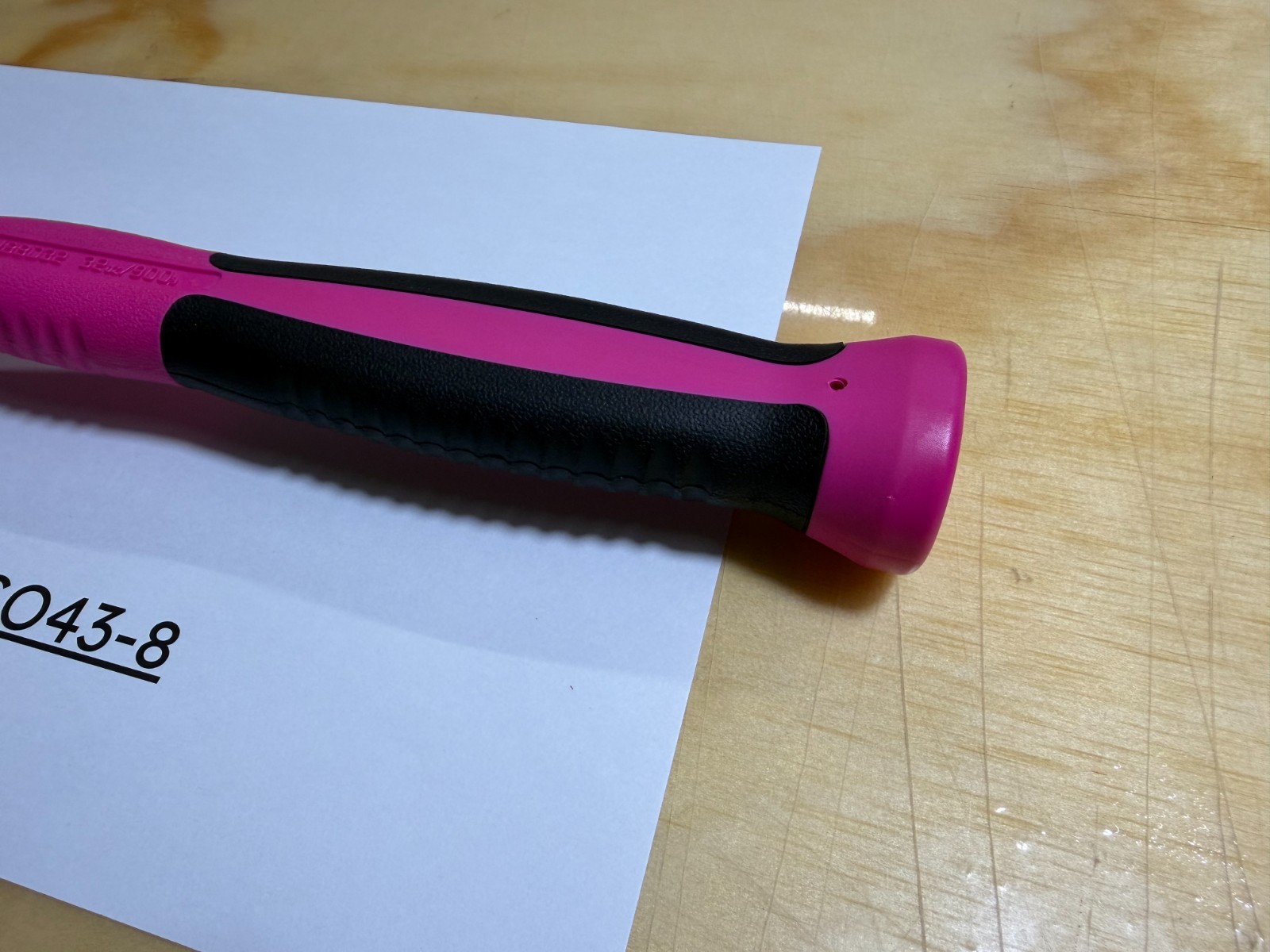 Snap-on Tools NEW ELECTRIC PINK 32oz / 900g Soft Grip Dead Blow Hammer HBBD32EP