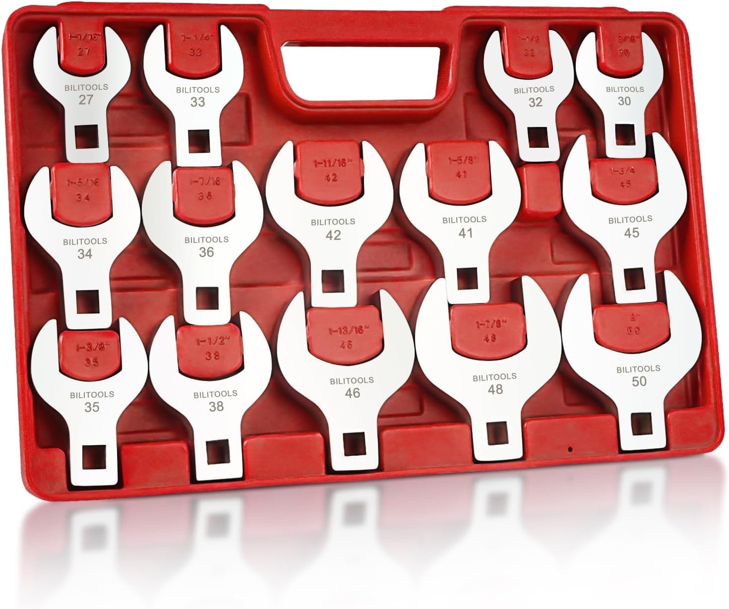 Jumbo Crowfoot Wrench Set, 1/2″ Drive, Metric, 27-50mm