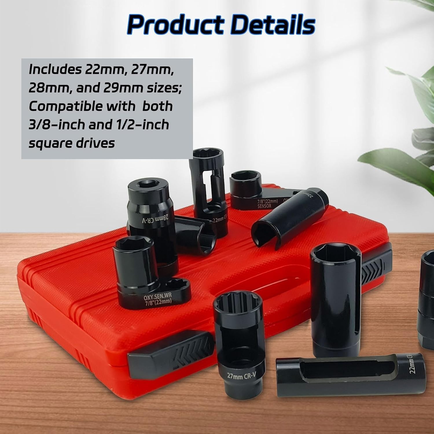 Durable 10-Piece Oxygen Sensor Removal Tool Set – Complete Automotive Repair Kit