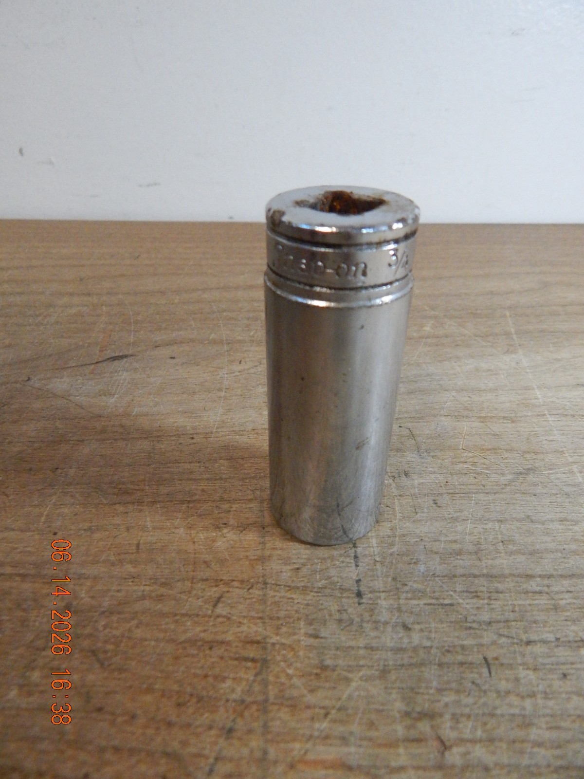 Snap-On Tools USA 3/8″ Drive 12pt 3/4″ SAE Deep Chrome Socket SF241