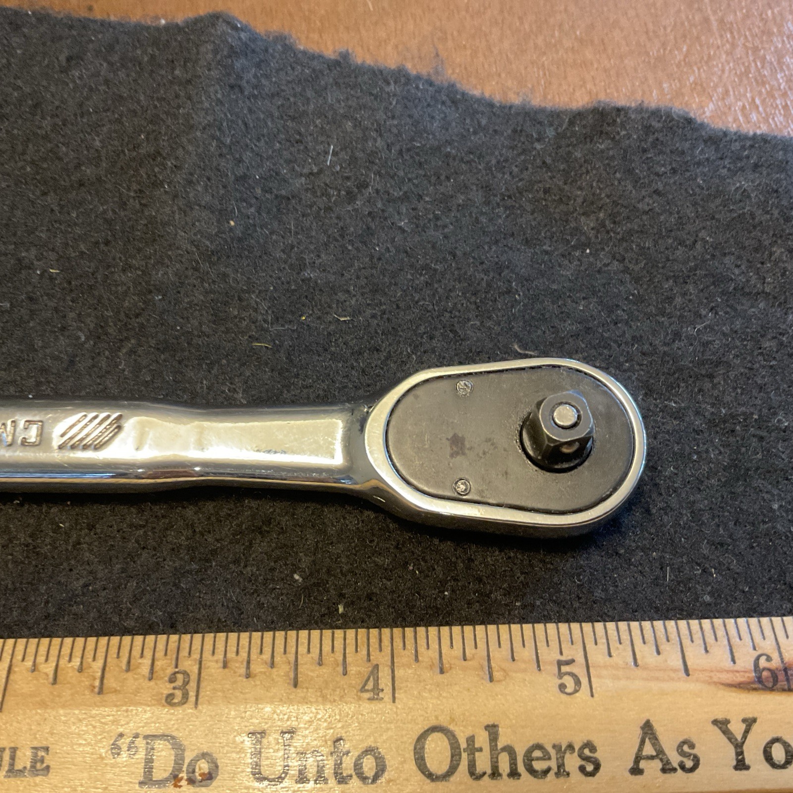 Craftsman 1/4” drive 72 tooth ratchet full polish CMMT81747 Nice!