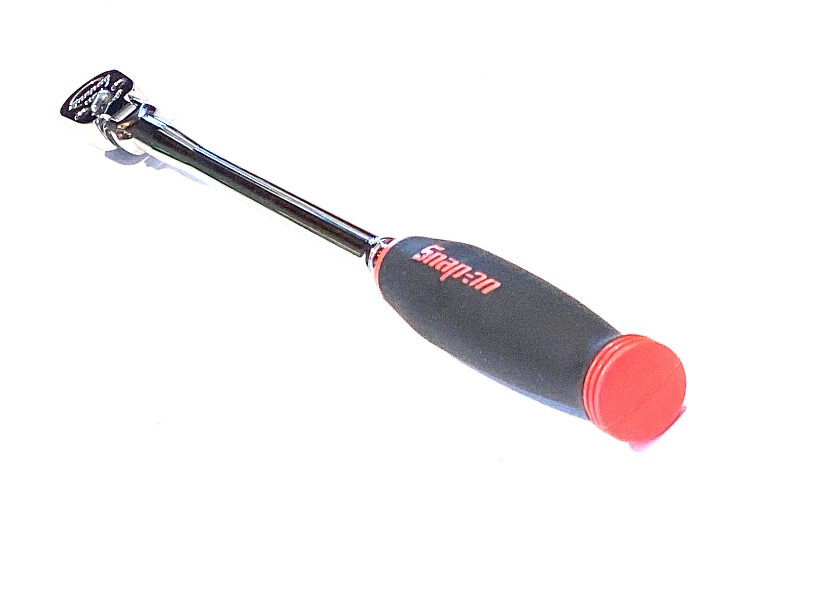 Snap On NEW 1/4″ Drive RED Soft Grip Extra Long Handle Flex Head Ratchet THLLF72