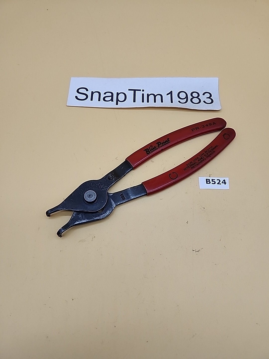 Blue-Point 90 Degree Internal/External Retaining Ring Pliers PR-349A USA