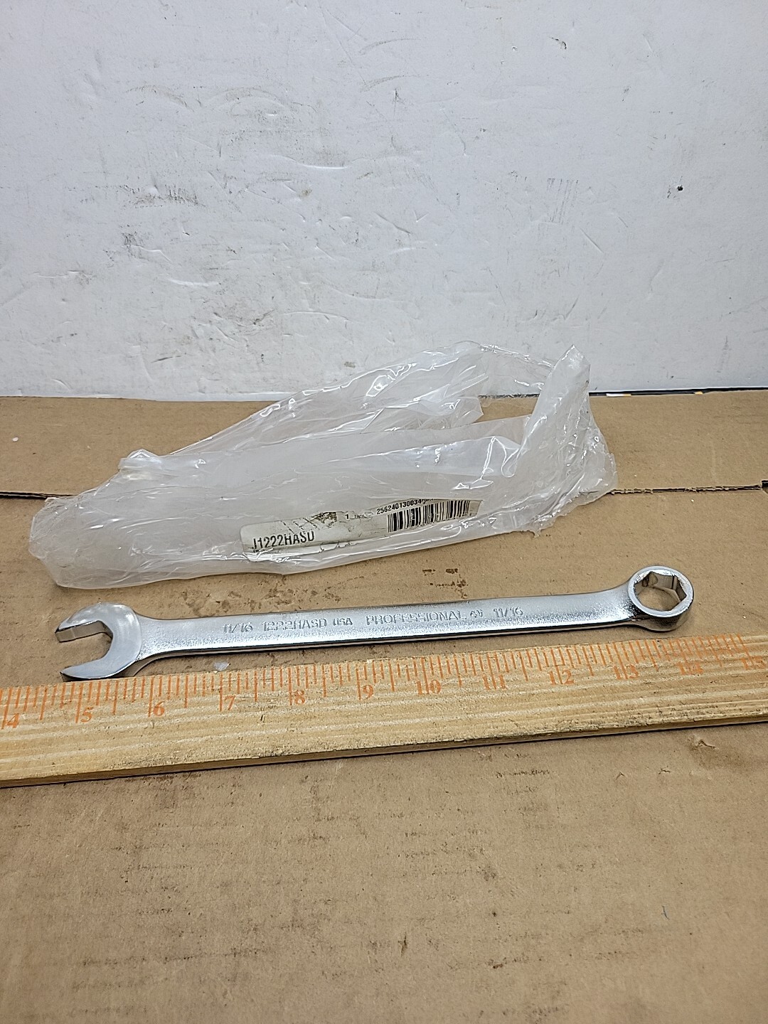 Proto 1222HASD, 11/16″ Anti-Slip Design Combination Wrench, 6 Point, Satin