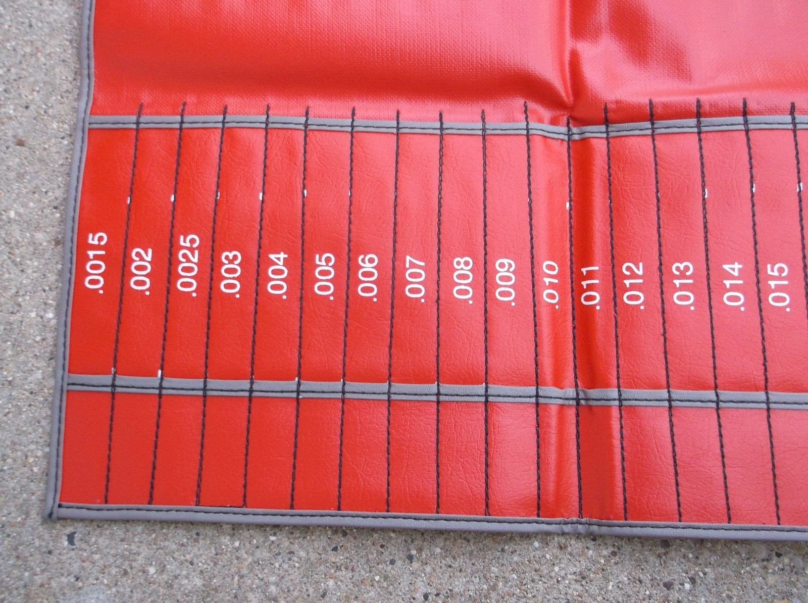 NOS Bag Only; Long & Short Feeler Gauge Tool Bag Roll 30″ x 23″