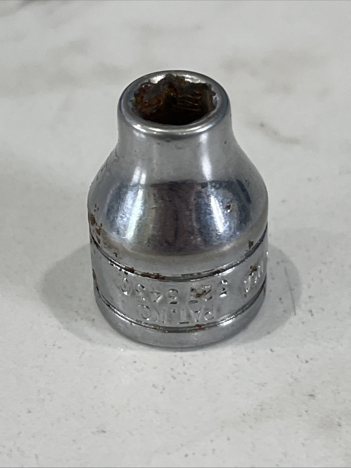 Snap On 3/8″ Drive 1/4″ 6PT SAE Shallow Chrome Socket FS081