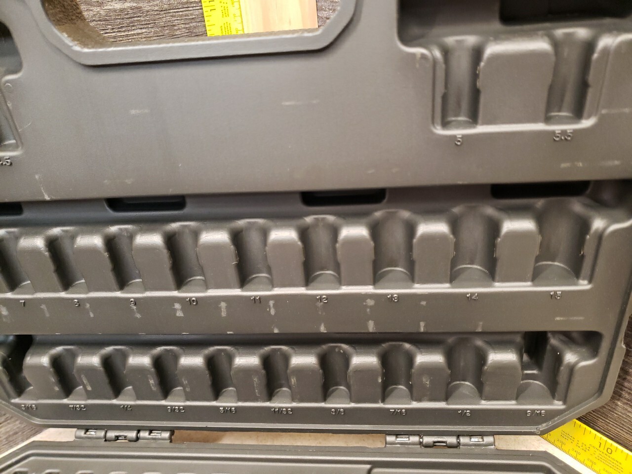 Gearwrench 1/4Dr 70Pc Replace Empty Tool Storage Case Metric & SAE Deep Shallow