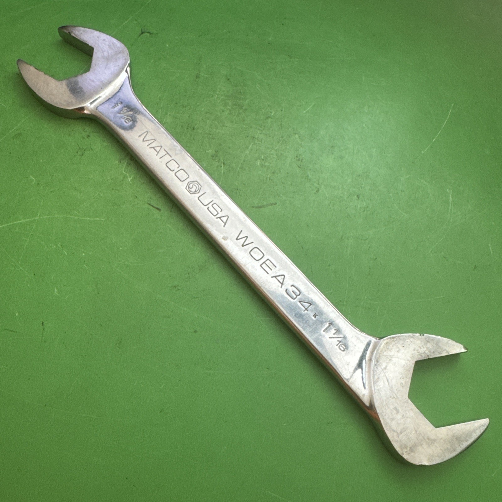 Matco USA 8-Piece WOEA Series 1″ to 1-1/2” SAE 4-Way Open-End Angle Wrench Set