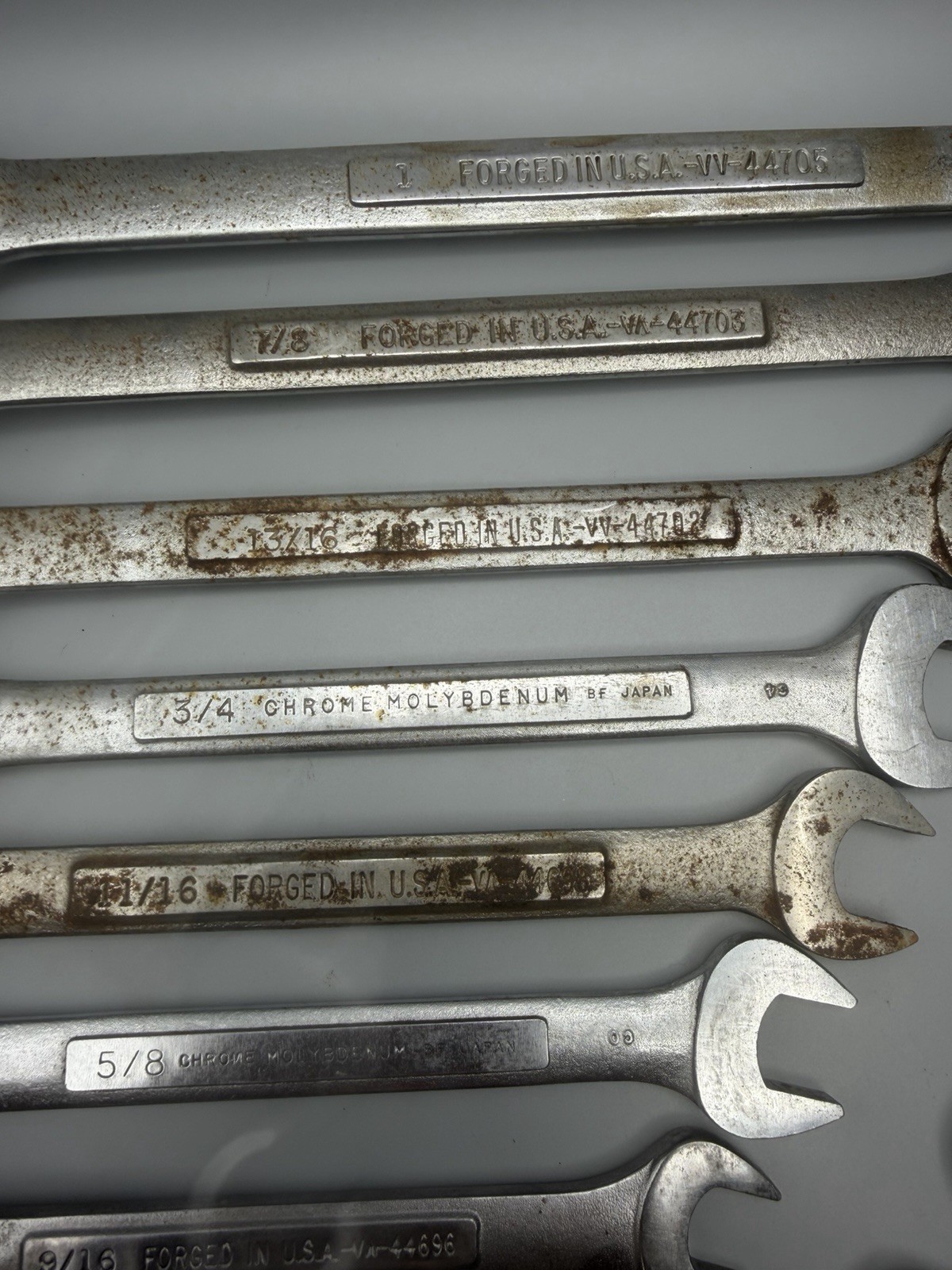 Lot of 23 ~ VTG Craftsman Combination Wrenches SAE & Metric Double Open, Midget