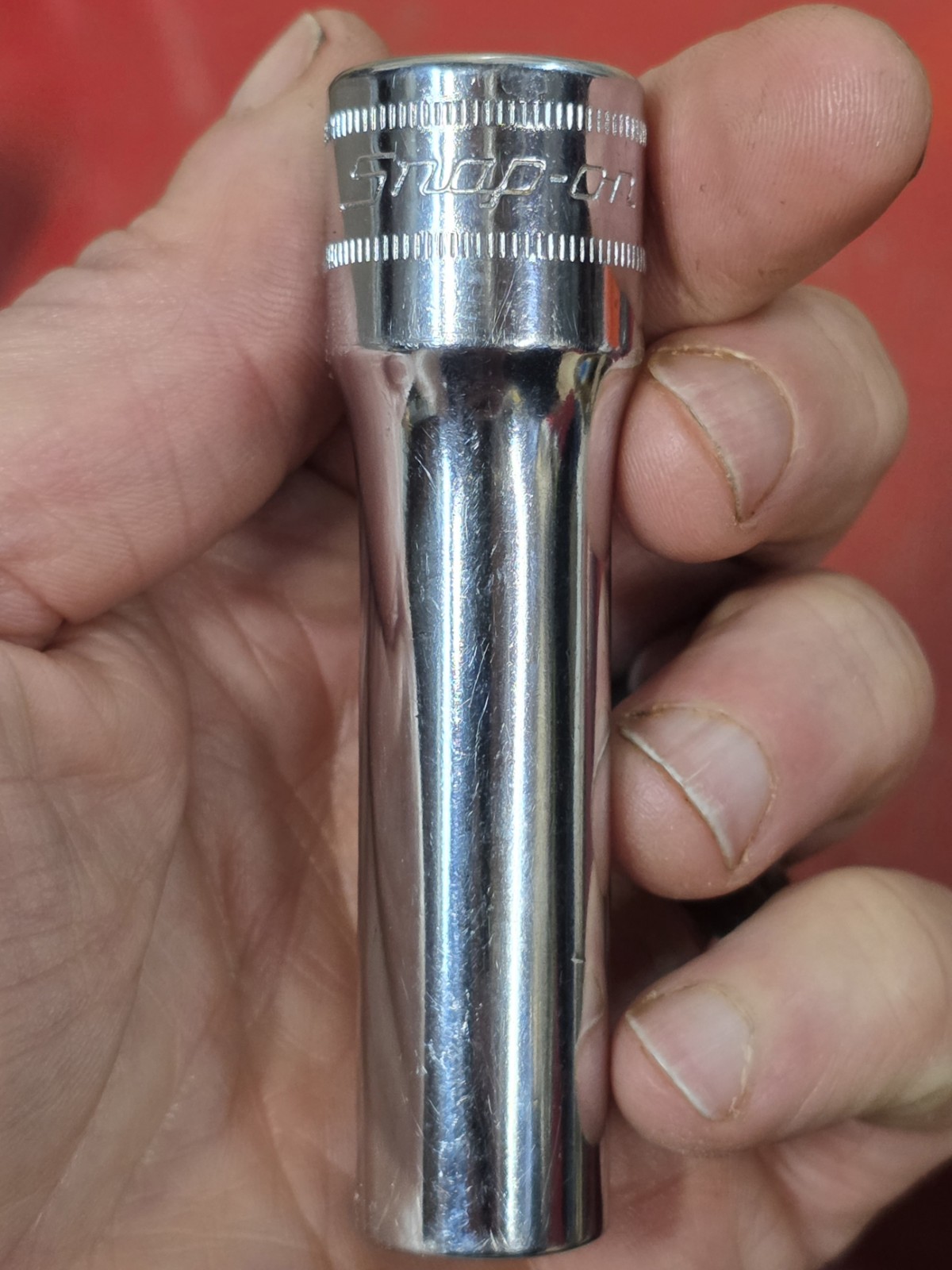 Snap-on 1/2″ Drive 12mm Deep Chrome Socket 12pt SM12B