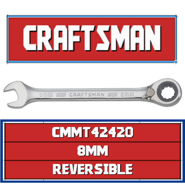 Craftsman Ratcheting Combination Wrench Ratchet Reversible Non-Rev SAE & MM NEW
