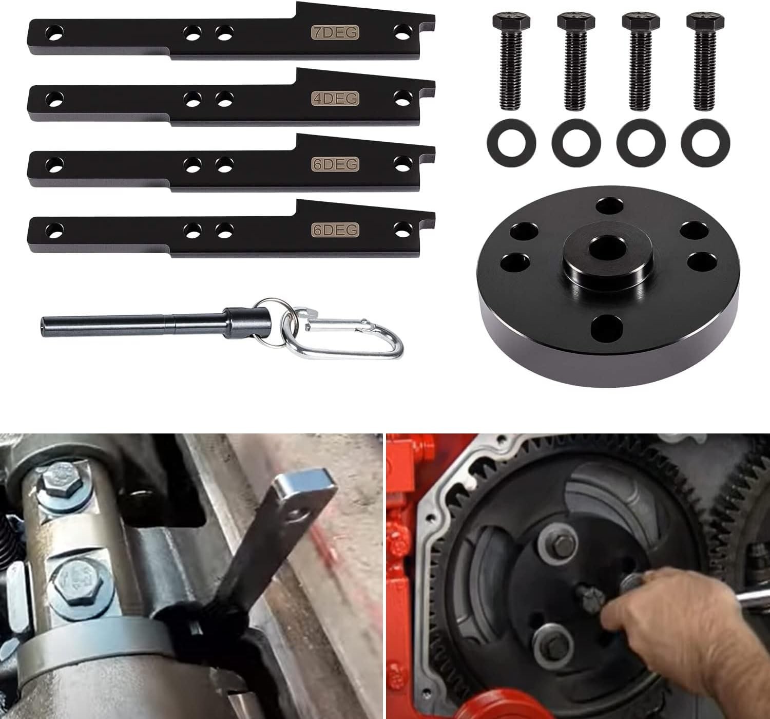 3163021 Cam Timing Tool Kit+3163530 Engine Brake Adjustment Tool for Cummins