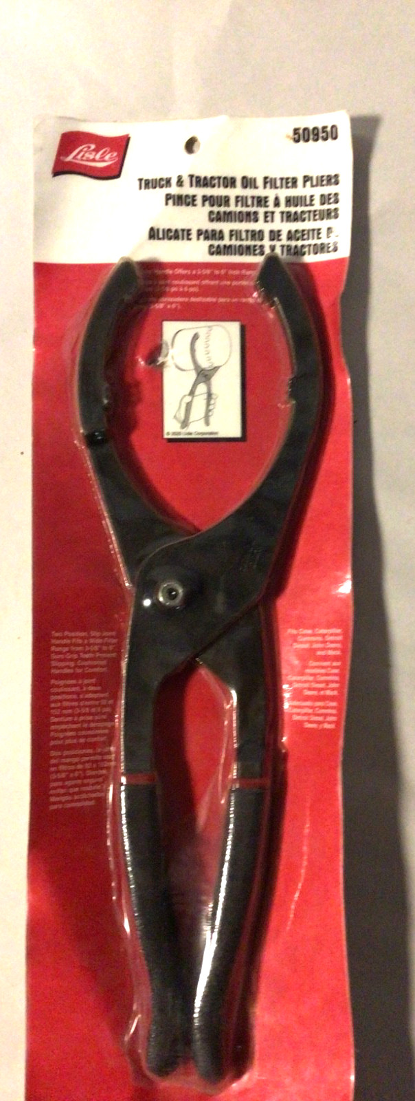Lisle Tools Oil Filter Pliers Lot of 2 see pictures for sizes