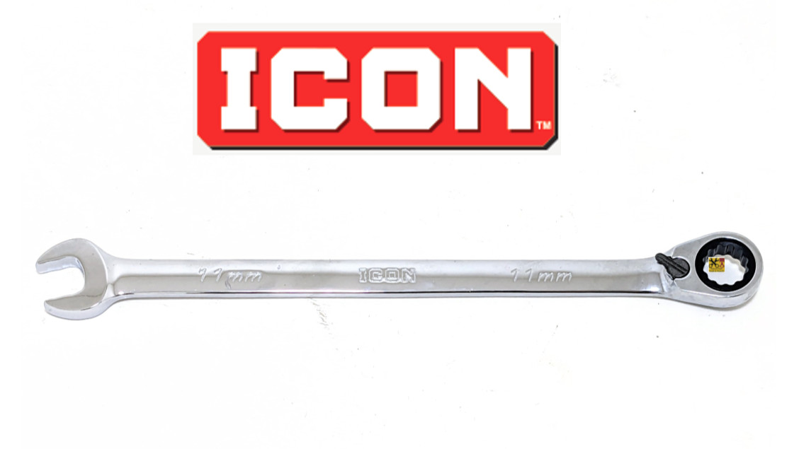 NEW ICON REVERSIBLE RATCHETING WRENCH LONG 12 POINT WRAM-10 MM METRIC PICK SIZE