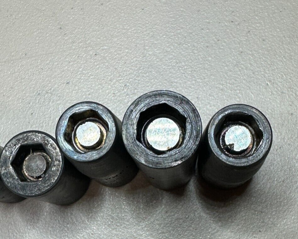 6- Butler Impact Sockets 3/8″ Drive – One 1/4″ Drive See The Pictures!