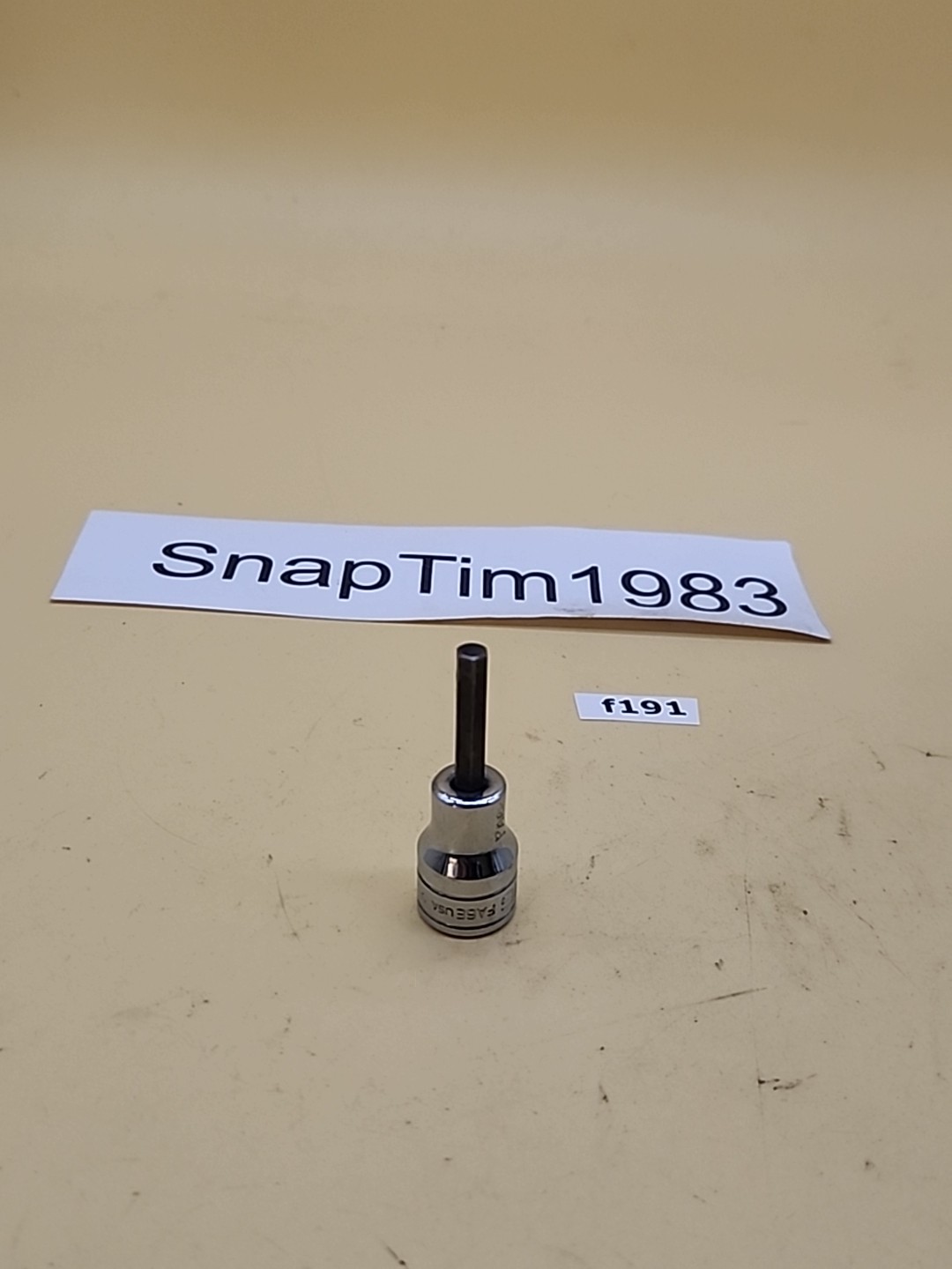 Snap- on Tools FA5E 5/32″ SAE Hex Bit Socket Driver 3/8″ Drive USA
