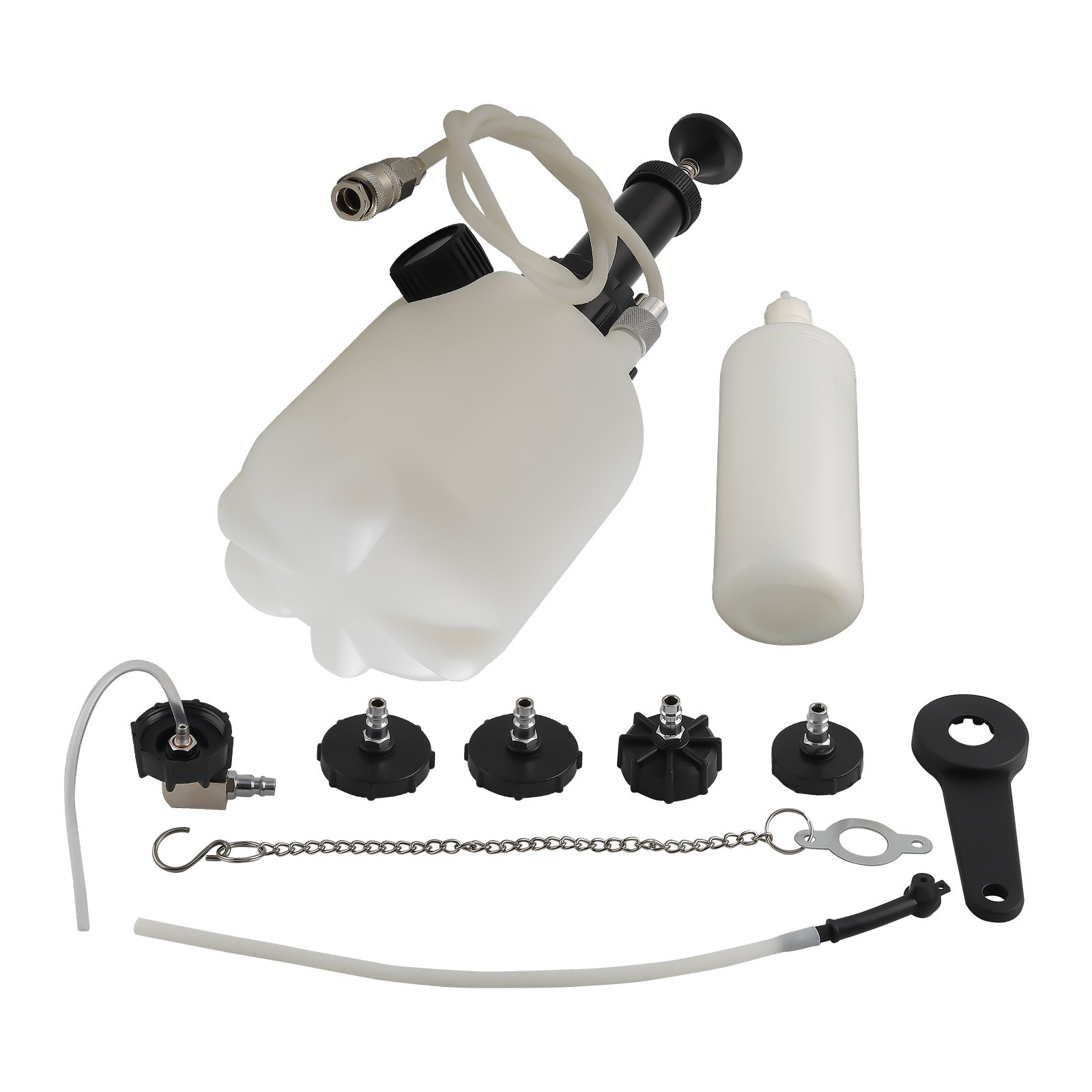 3L Car Manual Brake Bleeding Clutchs Fluid Bleeder Vacuum Pump Tool Kit New