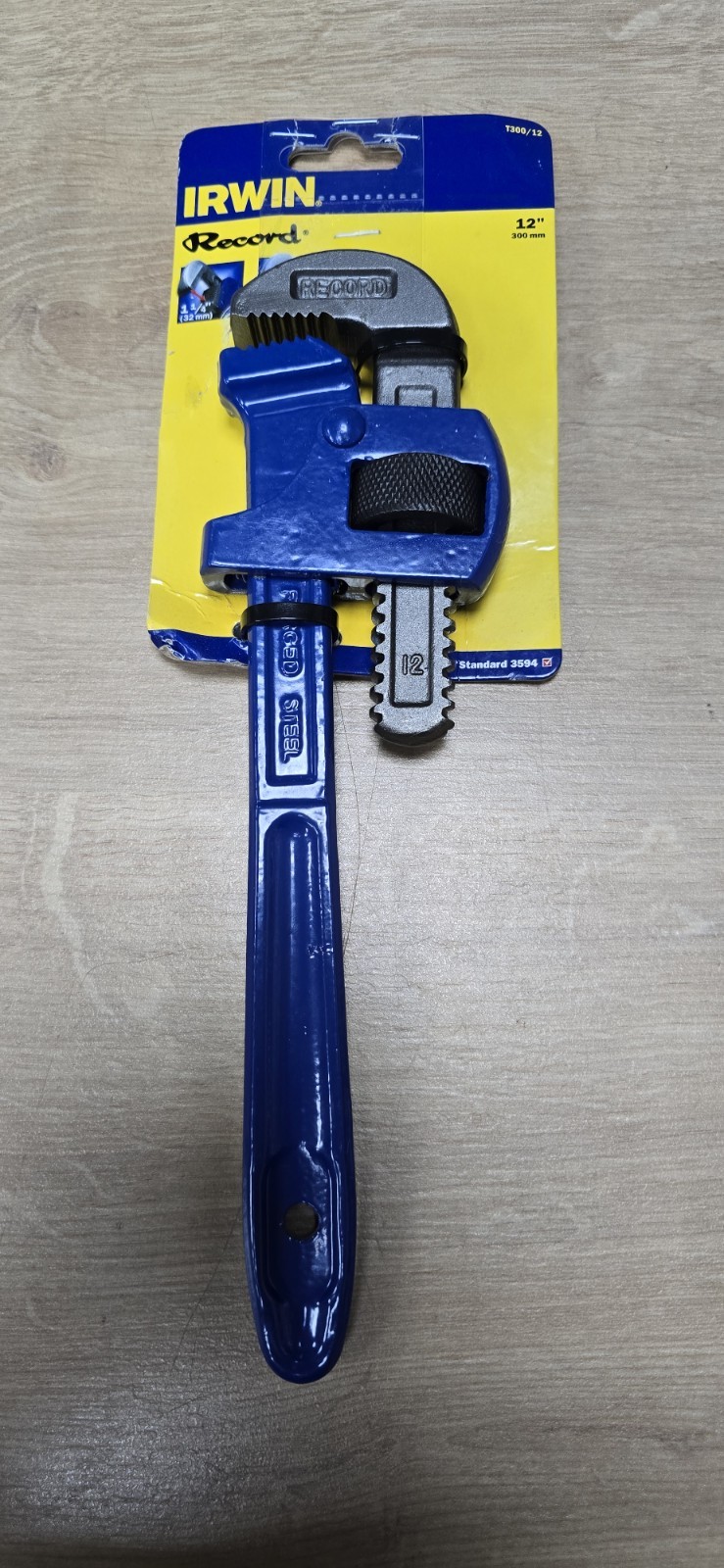 Irwin Record T30012 Stillson Pipe Wrench 12″ / 300mm