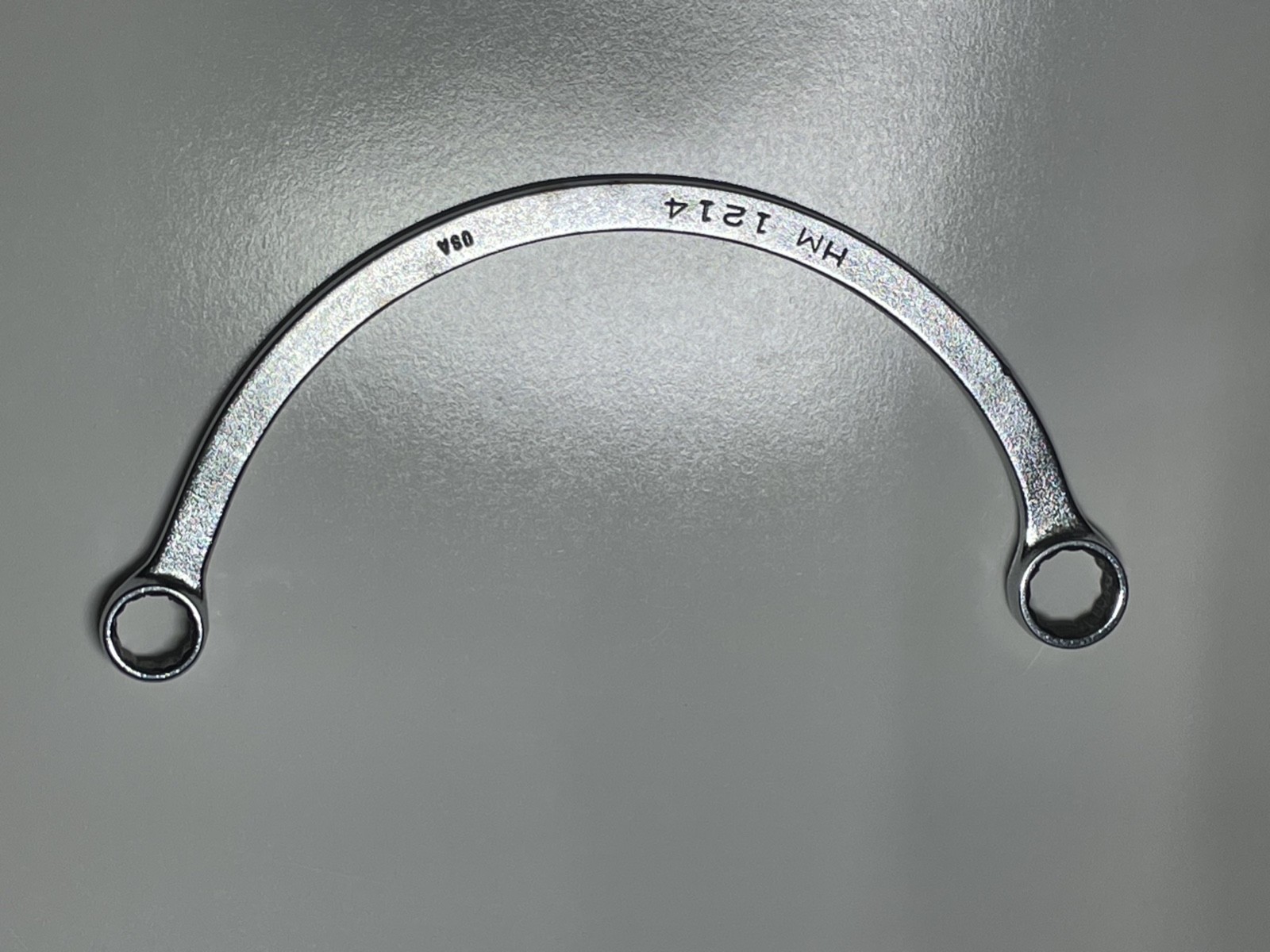 MAC Tools 7/16″ x 3/8″ Half Moon 12 Point Box End Obstruction Wrench HM1214 USA