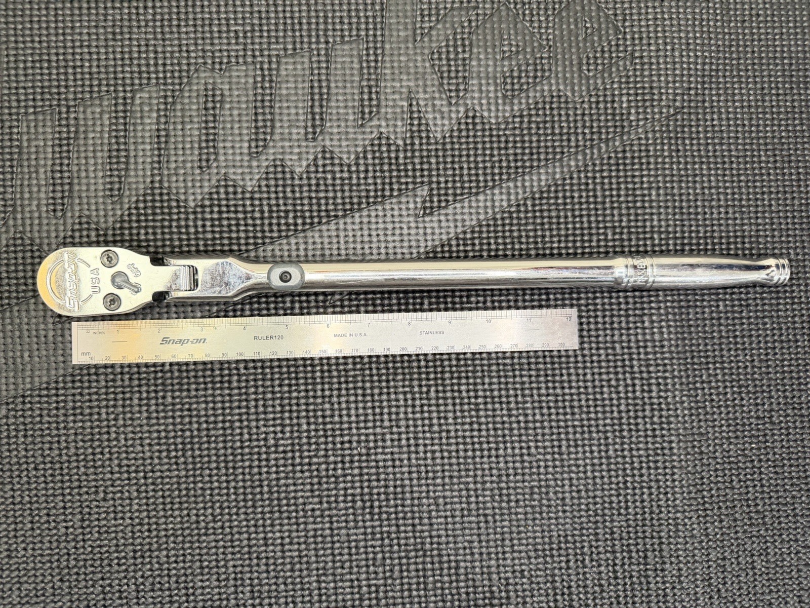 Snap-On ½» Drive Dual 80 17-5/8″ Long Flex Head Lockable Ratchet USA🇺🇸 – SX80A