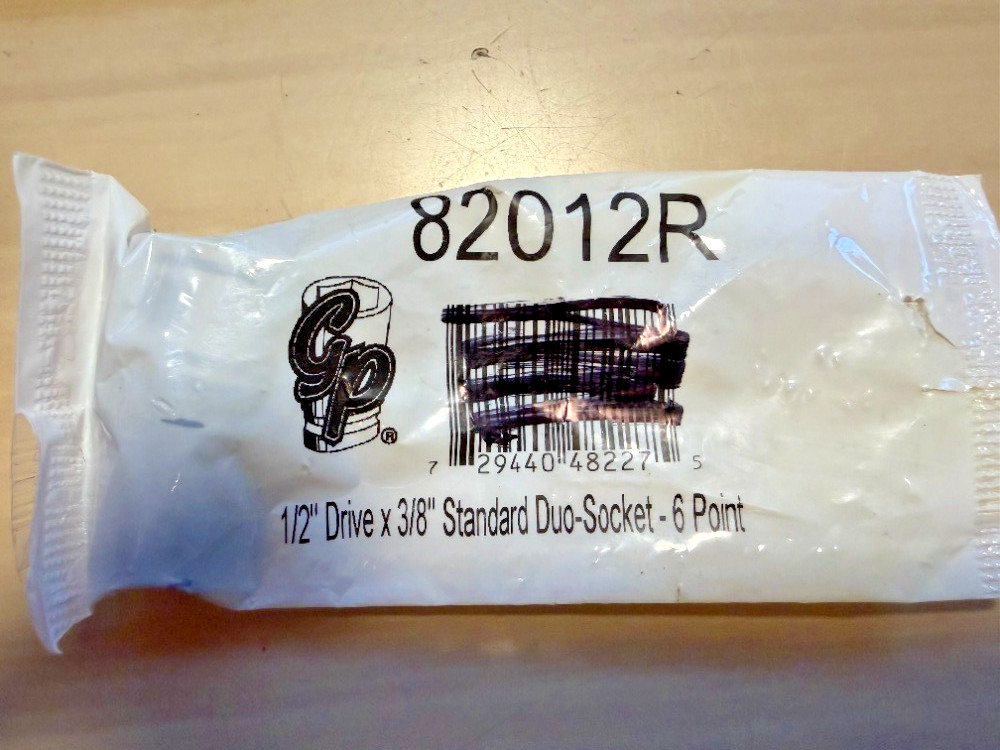 82012R | 1/2″ Drive x 3/8 in Regular Length 6 Pt Duo-Socket Lifetime Warranty