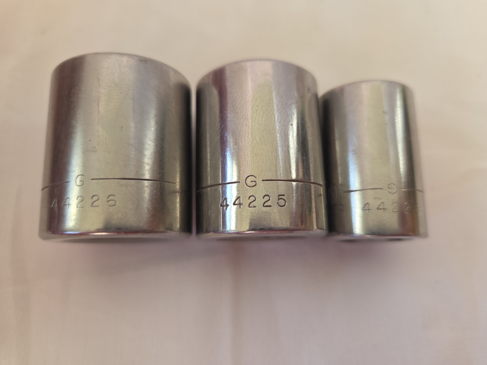 Craftsman USA 1/2” Drive 8 Point Socket Set 3pc Double Square Reverse Torx