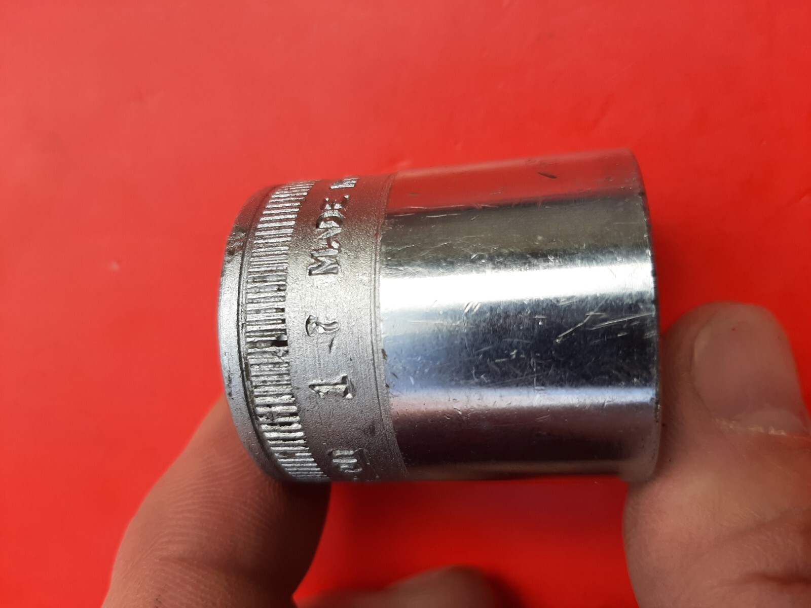 1947 Snap-on Tools USA 1/2″ Drive 1″ 12 Point Shallow Socket USA SW320-1/2″